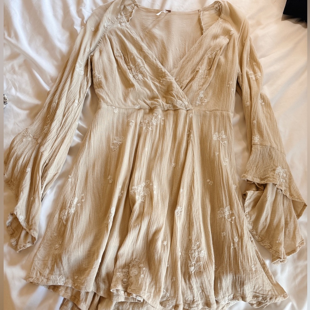 Free People Jasmine Long Sleeve Tunic Dress